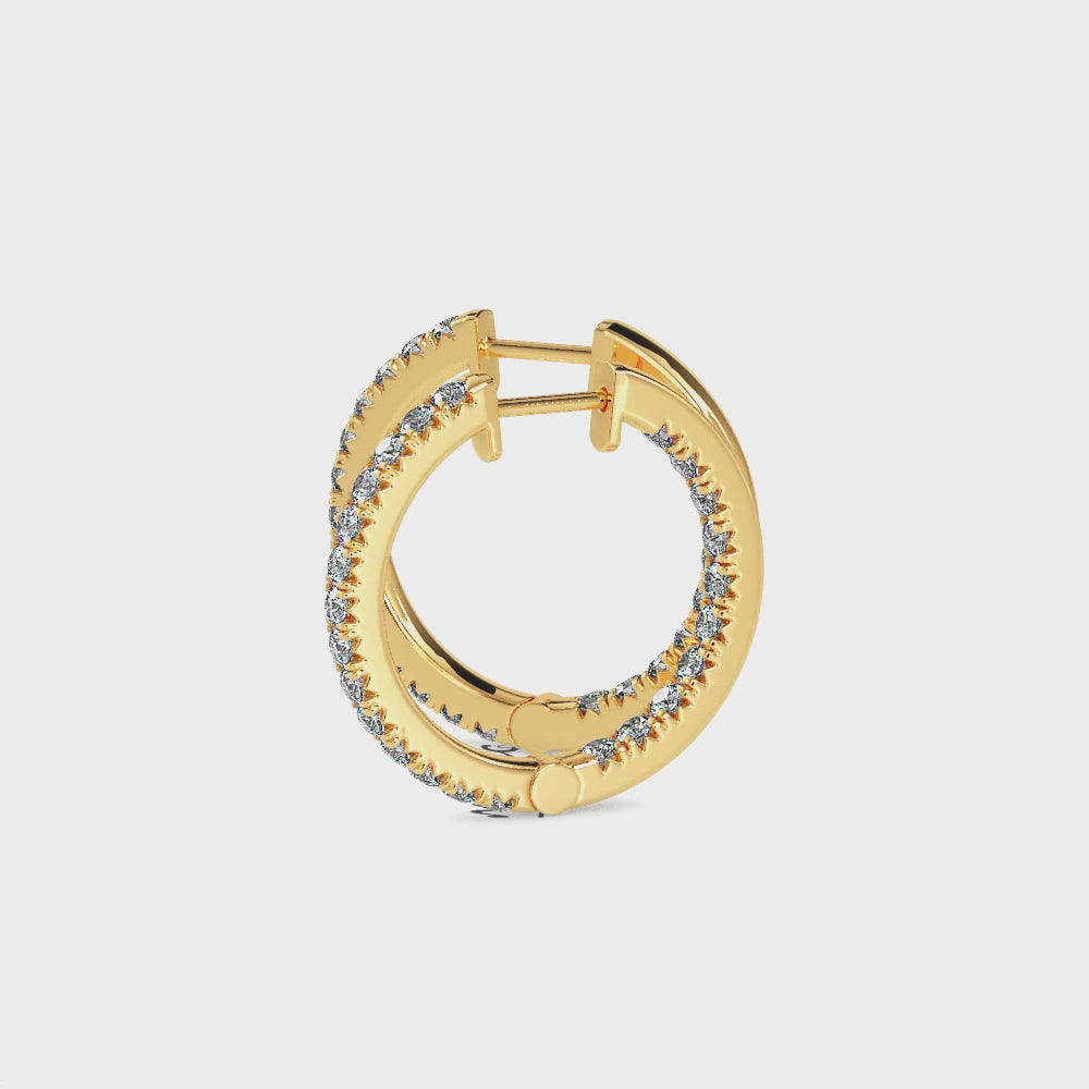 Arya Sparkle Hoops