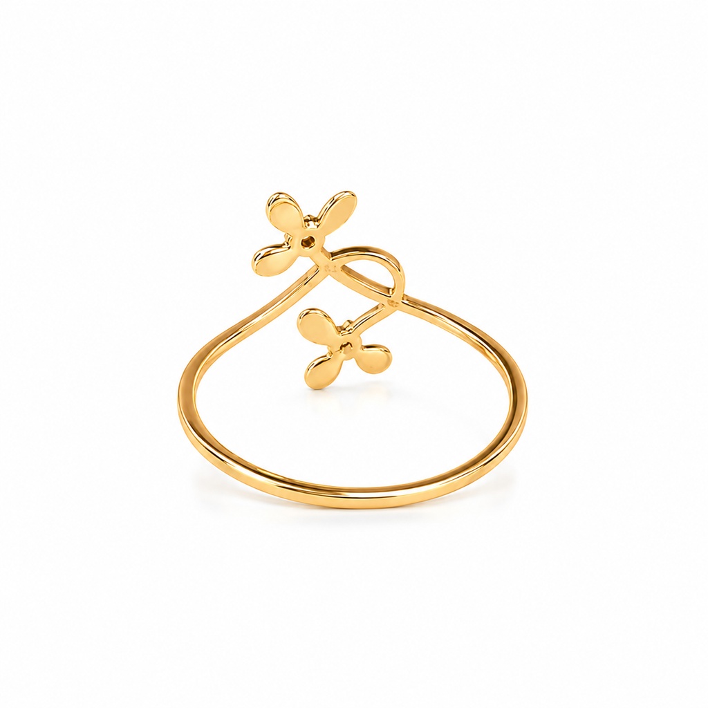 Magic Entangled Twinflower Ring