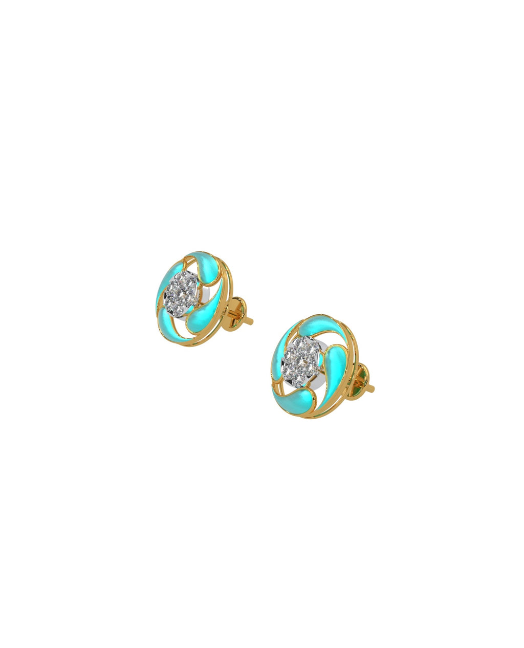 Magic Swirl of Droplets Earrings