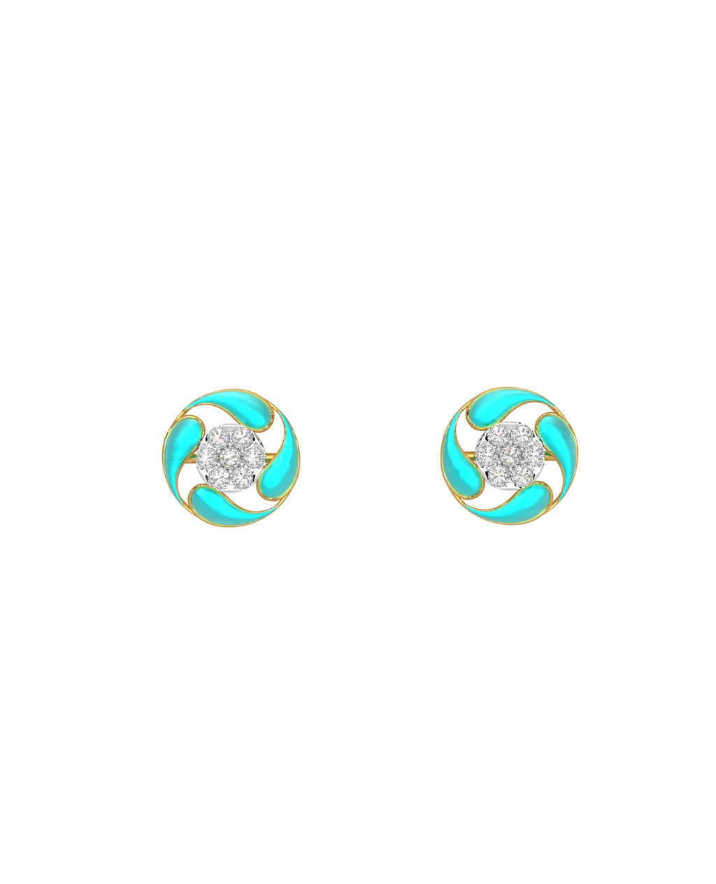 Magic Swirl of Droplets Earrings
