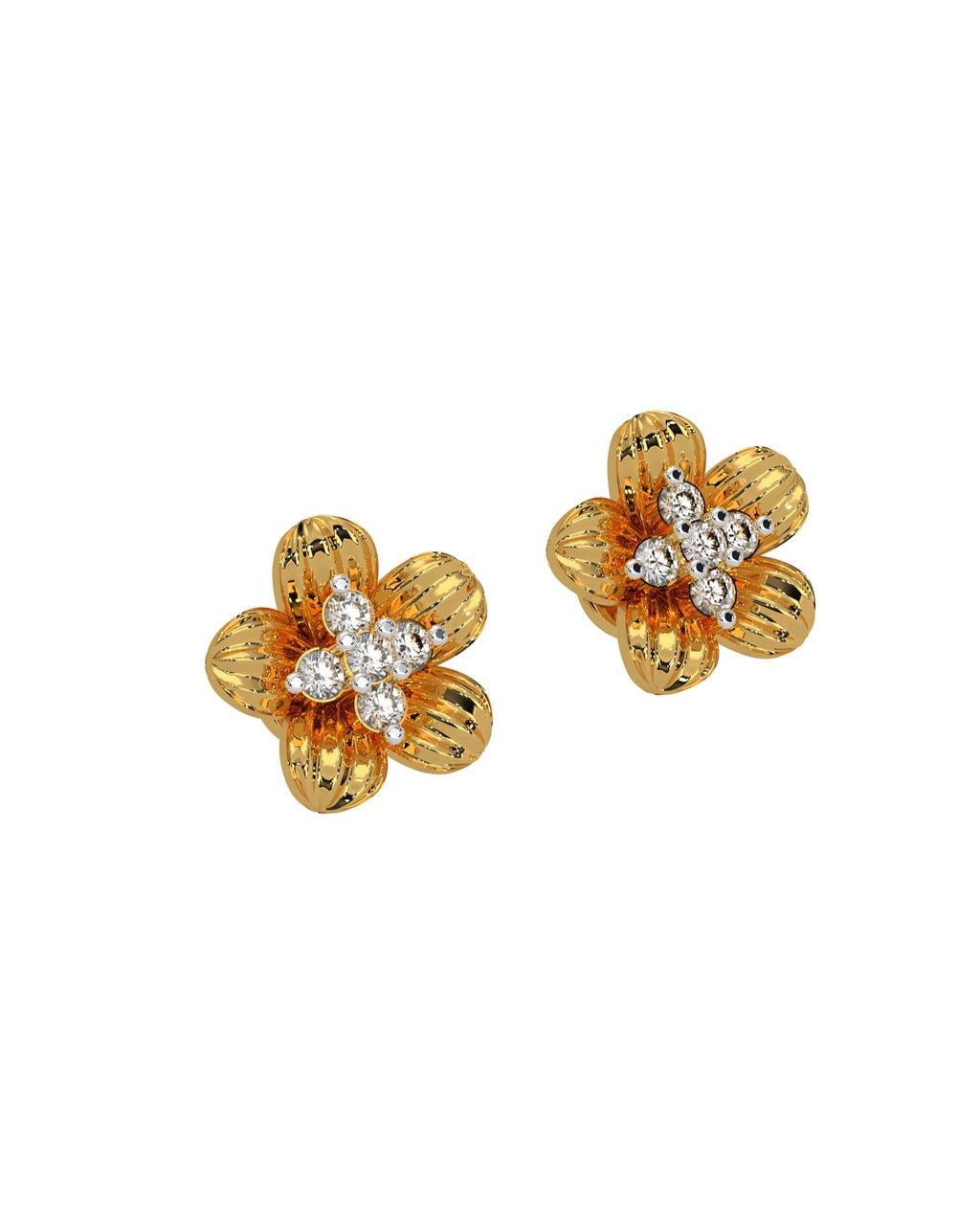 Magic Daisy Diamond Earrings