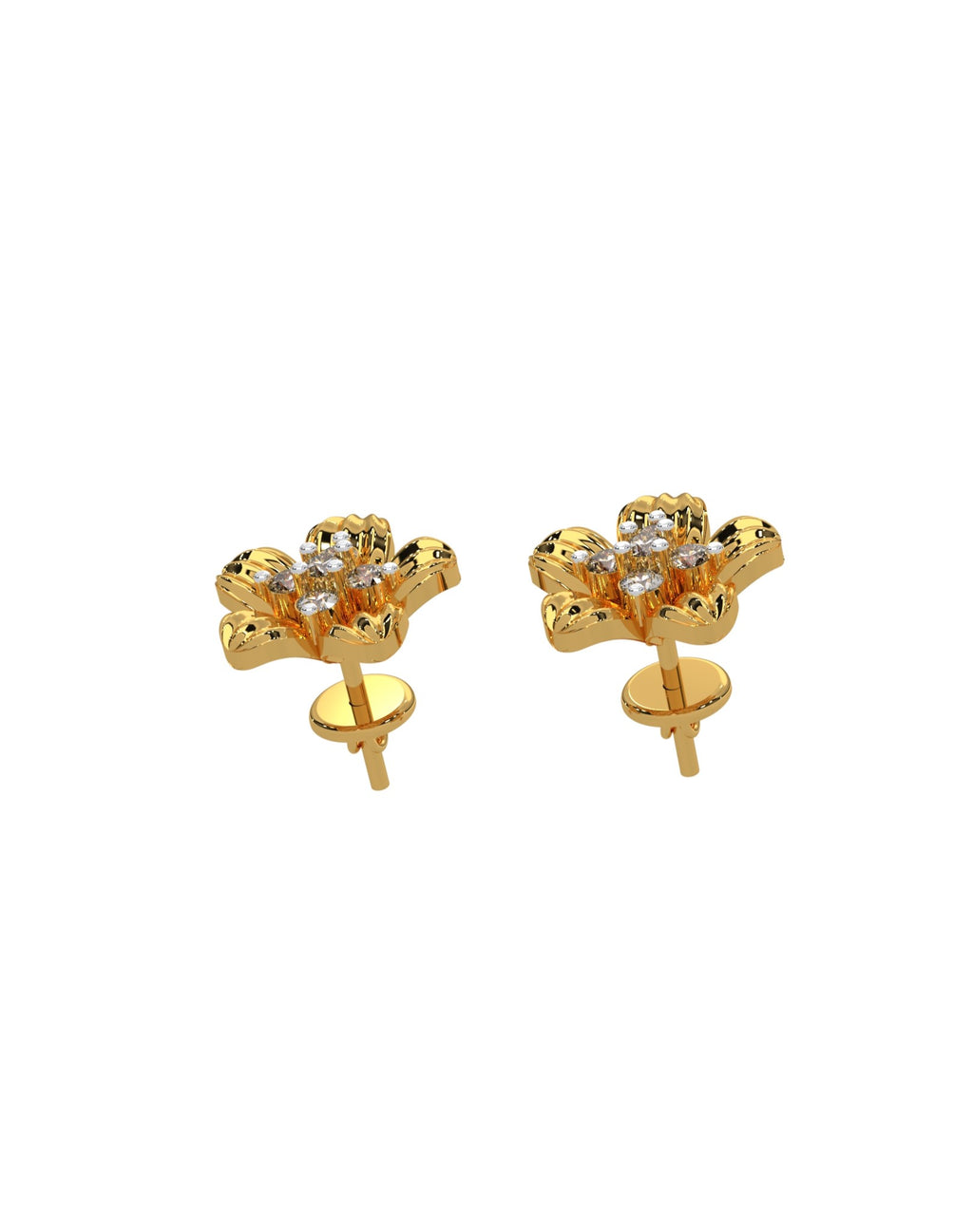 Magic Daisy Diamond Earrings