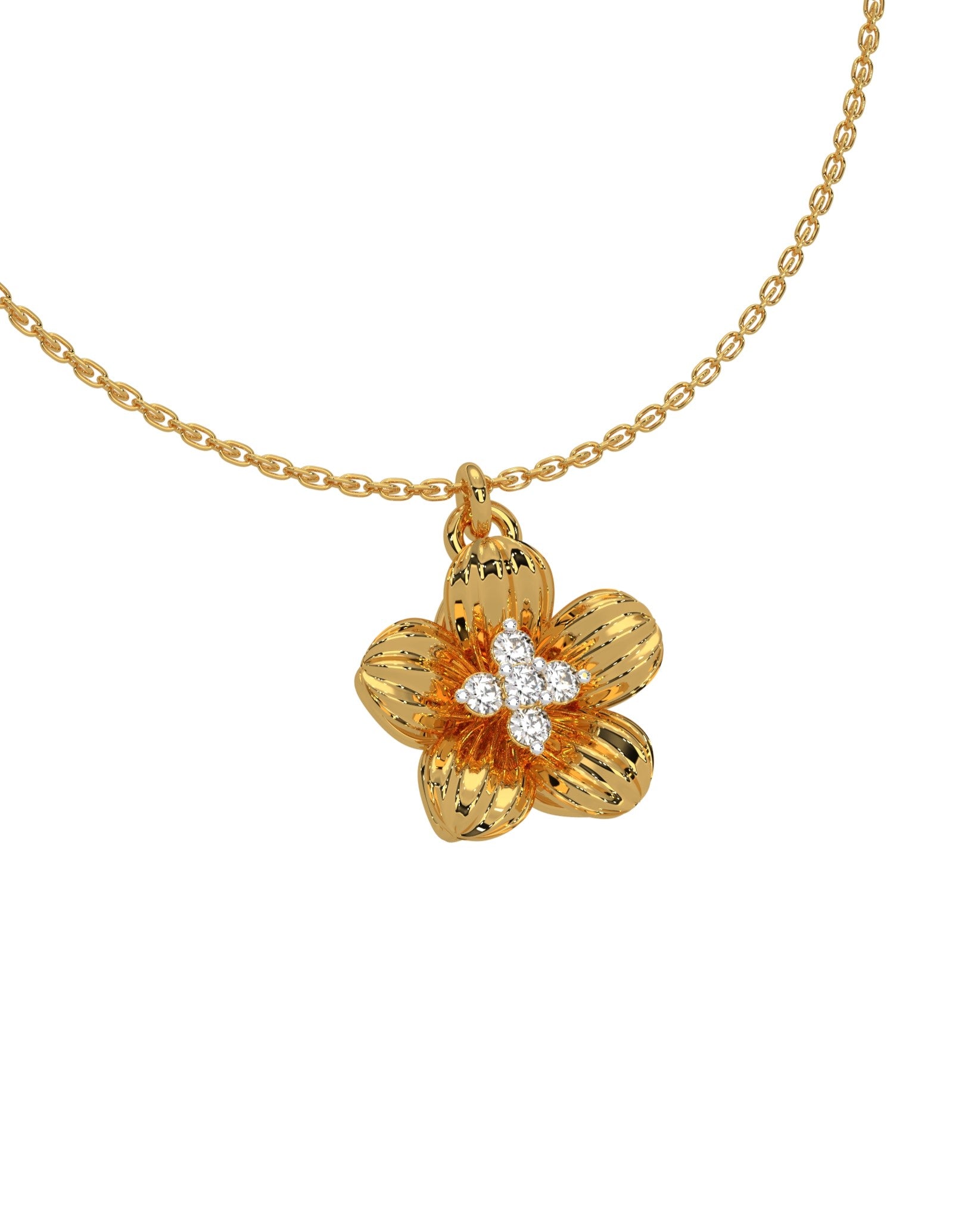 Magic Daisy Diamond Pendant