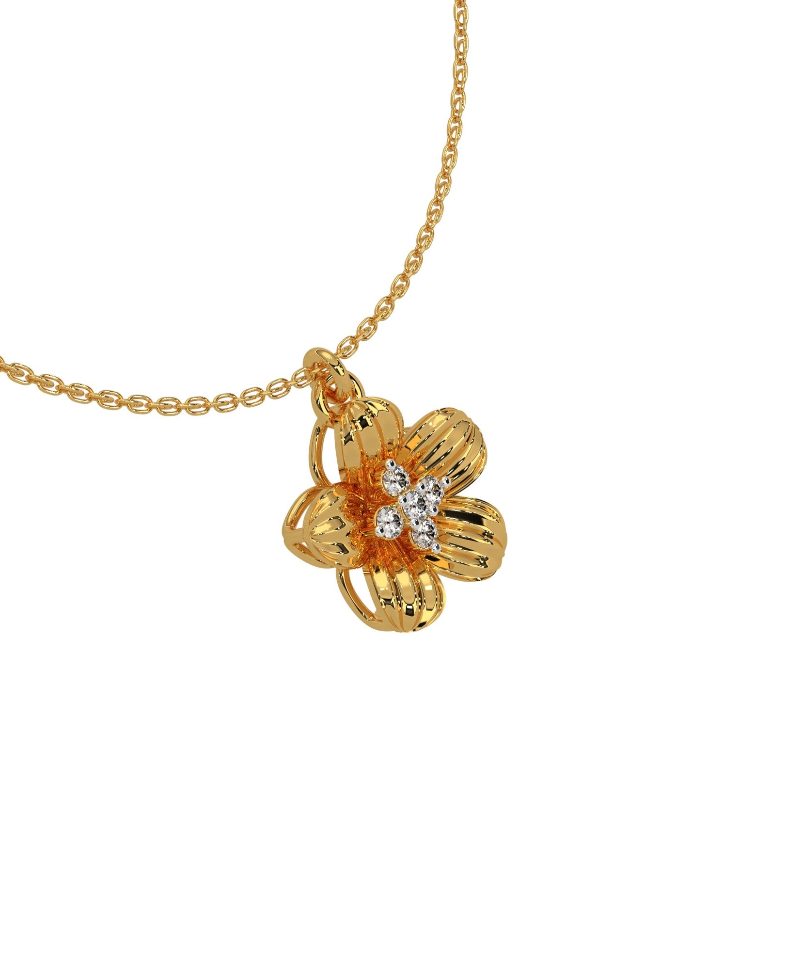 Magic Daisy Diamond Pendant
