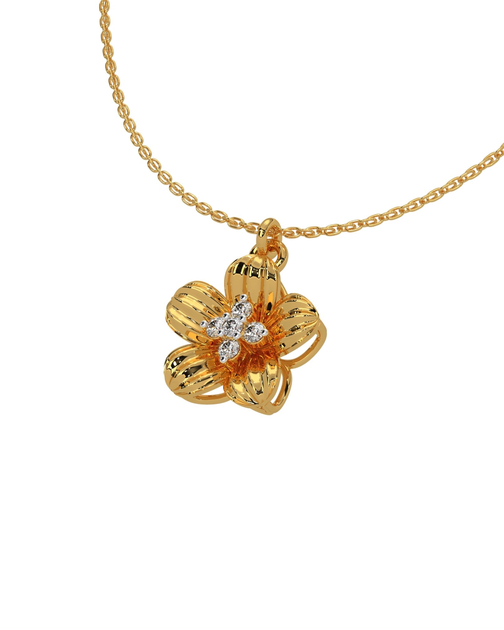 Magic Daisy Diamond Pendant